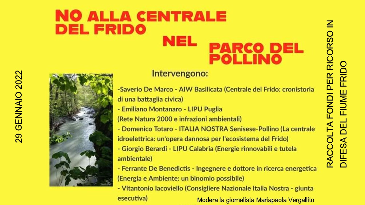 Convegno “NO alla centrale del Frido”